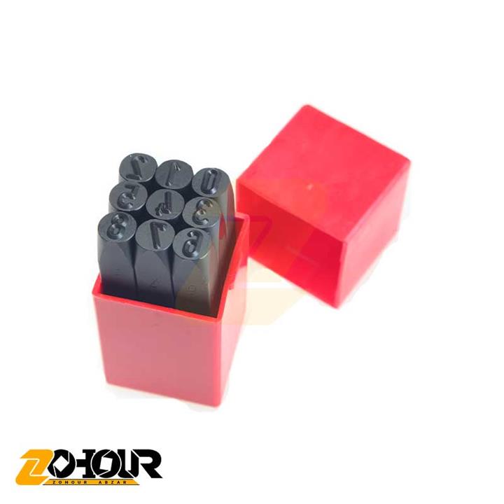 مجموعه سنبه شماره کوب سایز 8 میلی متری ایران پتک مدل Iran Potk LM 3011